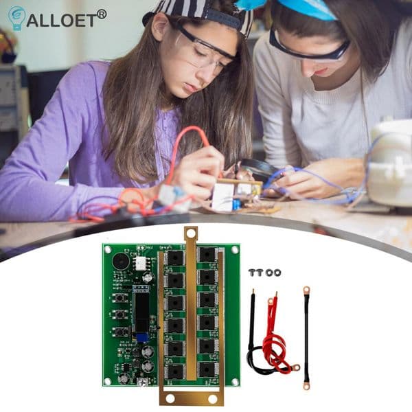 12V Spot PCB Circuit Board Digital Display Spot Welder PCB Circuit Board with Welding Pen Intelligent for 18650 Lithium Battery