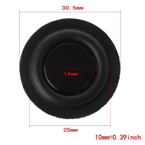 Speaker Bass Diaphragm Speaker Repair Parts new Accessories DIY Home Theater 30MM Speaker Vibrating 2025 Plate Black