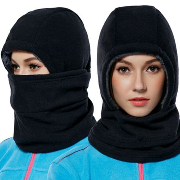Winter Hat for Men Women Fleece Scarf Beanie Neck Warmer Thick Hiking Running Cycling Cap Ski Mask Hood Earmuffs Windproof