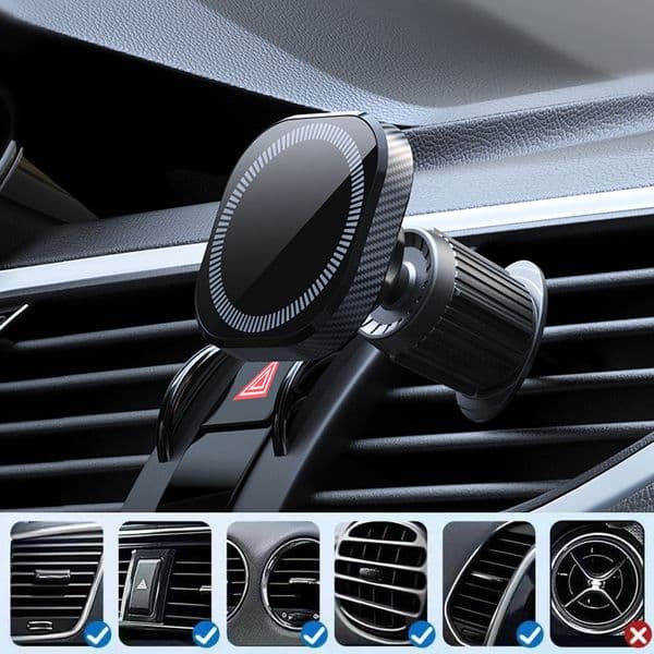 Untoom for MagSafe Car Mount Magnetic Phone Stand for Car Air Vent Magnet Car Cell Phone Holder for iPhone 15 14 13 Pro Max Mini