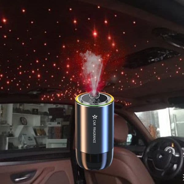 Popular Star Sky Top Star Smart Spray Aromatherapy Car Dual Purpose Perfume Instrument Car Mounted Floral Atmosphere Light d741e 5 c278f