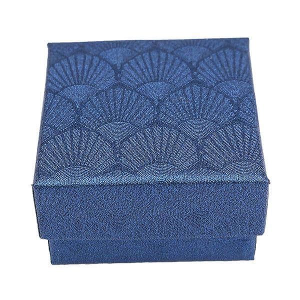 New Solid Color Scallop Jewelry Gift Boxes Bracelet Necklace Ring Earring Paper Bag Box Scallop Pattern Jewelry Box