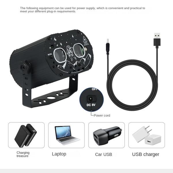 Aurora Laser Project Stage Light Remote Control Pattern Northern Lamp for Disco Party Wedding Halloween Rotating DJ Birthday a5a22