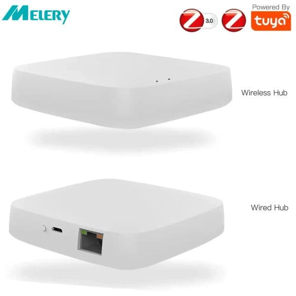 Melery ZigBee Gateway Hub Repeater Tuya Bridge Smart Life House Remote Controller Compatible via APP Alexa Google Home Assistant