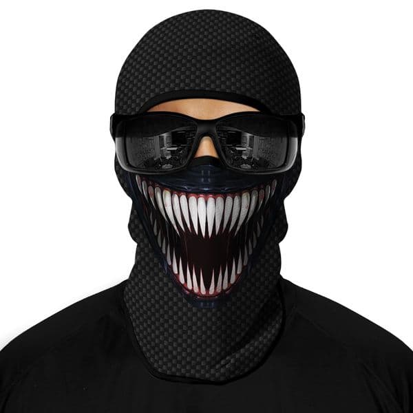 Black Mask Skull Balaclava Men Cycling Caps Ski Snowboard Full Face Cover Masks Motorcycle Helmet Liner Women Outdoor Hood Hats