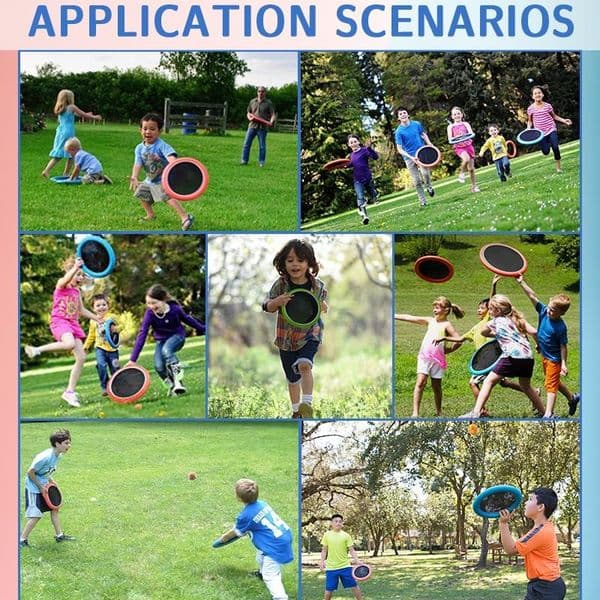 Juego de lanzamiento y captura de pelota, juego de captura con 2 paletas y 1 Bola, pelota de paleta al aire libre, juegos de playa, patio trasero, lanzamiento de pelota Sp