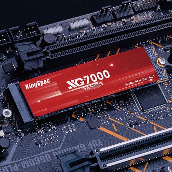 KingSpec M2 Nvme SSD M2 PCIe 4.0x4 512G 1TB 7400MB/s Internal Solid State Drives M.2 2280 2242 SSD For PS5 Desktop Laptop PC