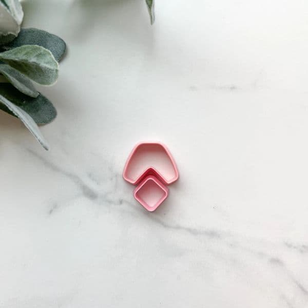 Ins Style 3D Earring Jewelry Pendant Making Clay Tools Handmade Soft Pottery Earrings Clay Molds DIY Earring Polymer Clay Cutter