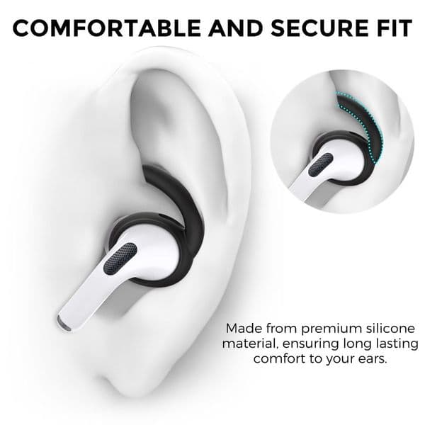 3 Pairs Soft Silicone Earbuds Headphone Earpads Ear tip Ear Wings Hook Cap for AirPods Pro 2 Bluetooth Earphone Accessories
