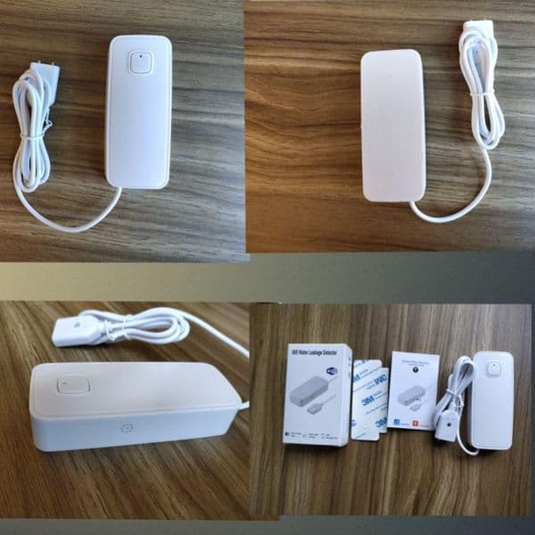 Water Leakage Sensor Wifi Real Time Security Alarm Water Leak Detector Overflow Alert Waterproof Smart Home For Kitchen Bathroom