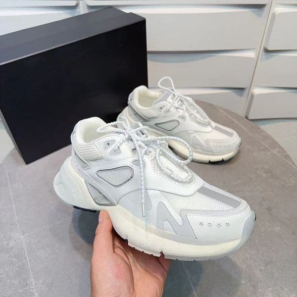Ma Runner Designer Women Sneaker Leather Men Trainer Low Top Mesh Running Shoes Outdoor Luxury Casual Trainers