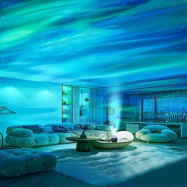 LED Galaxy Projector Light Colorful Galaxy Sky Projector Bedroom Night Light Kids Room Decoration Christmas Party Decoration