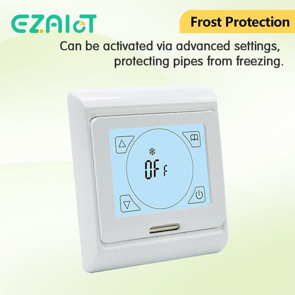 16A Heat Electric Room Thermostat Water Gas Boiler Floor Heating Temperature Controller Warm Underfloor Programmable Heater