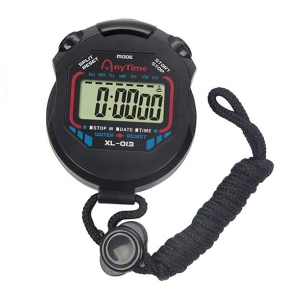 5PCS Kitchen Timers Classic Digital Professional Handheld LCD Chronograph Sports Stopwatch Timer Household Stop Watch With