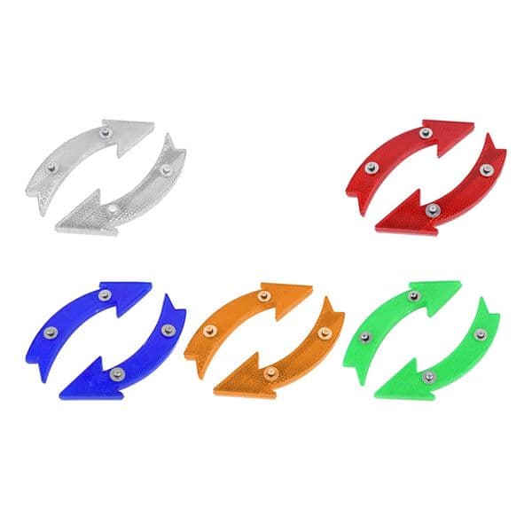 2x Bike Spoke Reflectors Lightweight Bike Wheel Reflectors Bicycle Rim Reflectors Safety Warning Reflectors for Riding Road Bike