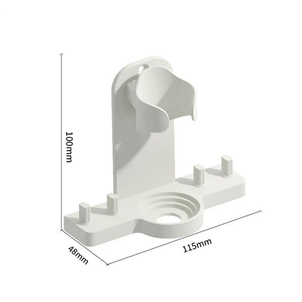 1pc Electric Toothbrush Holder Wall-mounted Storage Rack Self-adhesive Tooth Brush Stand Space-Saving Plastic Toothbrush Holders