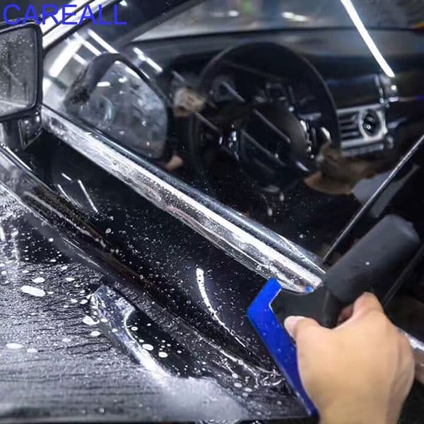 CAREALL 5pcs Replacement BLUEMAX Rubber Blade Squeegee for Protect Film Wrap Strip Car Tint Window Cleaning Tool Water Wiper