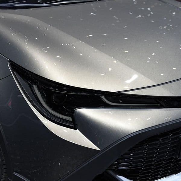 Toyota For Corolla E210 2019 2020 NMS 2014-2018 Accessories Car Headlight Protective Film Headlamp Transparent 2025 Black TPU Sticker