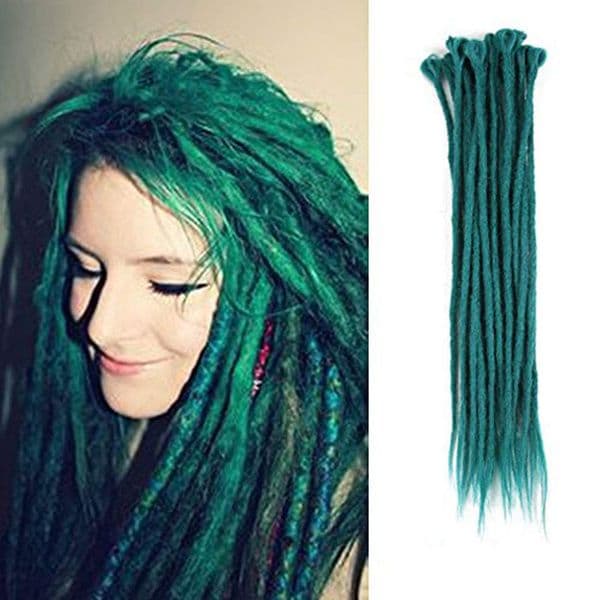 For new Women 2025 Synthetic Dreadlock Hair Extensions Handmade Crochet Braids Hair Fauxlocs Hair Extensions High Temperature Wire