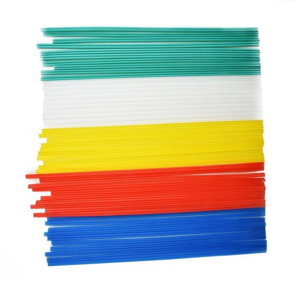 50pcs Plastic Welding Rods PP/PVC Fairing Welding Sticks For Plastic Welder Sticks Welding Soldering Supplies Welding Rods