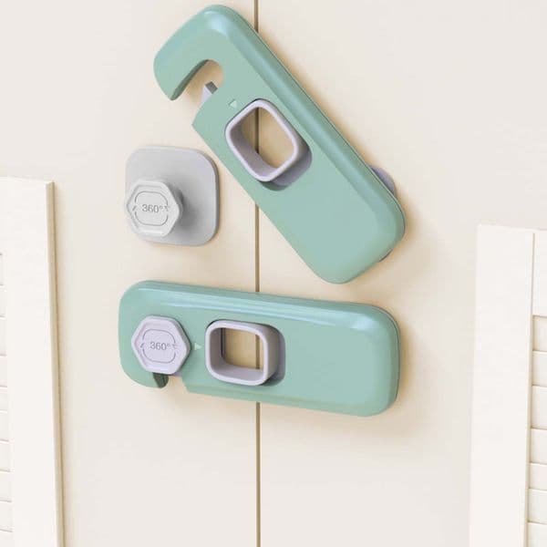Baby Children Furniture Drawer Sliding Door Refrigerator Anti-pinch Hand Cabinet Lock Locks Strap Safety Lock Care Products