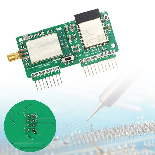 For Flipper Zero WiFi Multiboard Demo Board NRF24+ESP32 Development Board Electronics Project Board