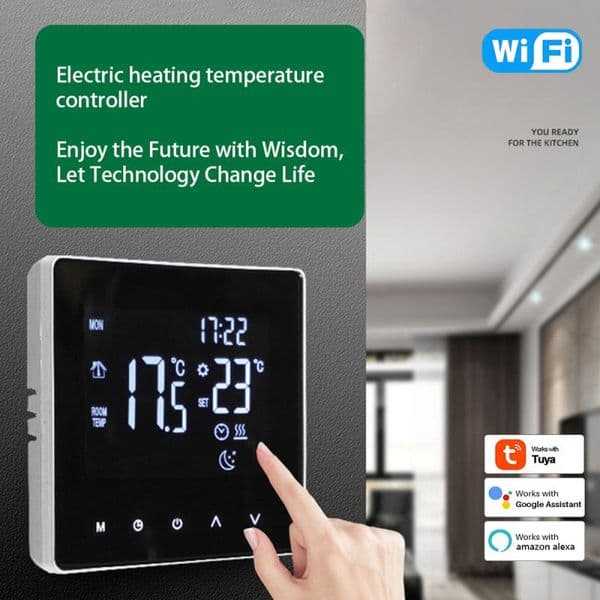 Tuya Smart WiFi/ Thermostat Electric Warm Floor Heating Water Gas Boiler Temperature Controller Alice Alexa Home