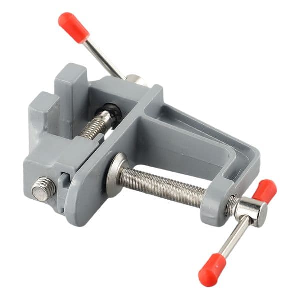 Woodworking Tools Table Vise Light Weight Aluminum Black Compact For Woodworking Durable High Quality Practical