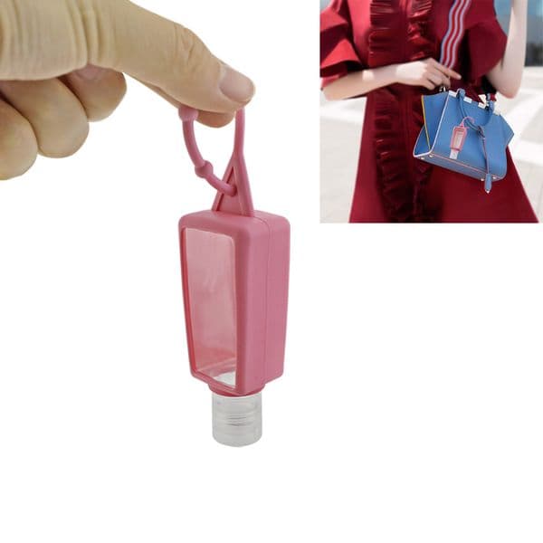 30ml Portable Mini Empty Bottle Silicone Refillable Bottles Hand Sanitizer Perfume Cosmetic Containers For Travel Random