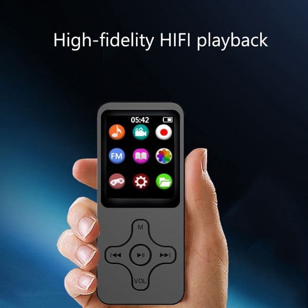 HiFi Mp4 Video Player with E-book/Recorder Bluetooth-compatible 5.0 Music Walkman Multifunctional MP3 MP4 Player Support for OTG