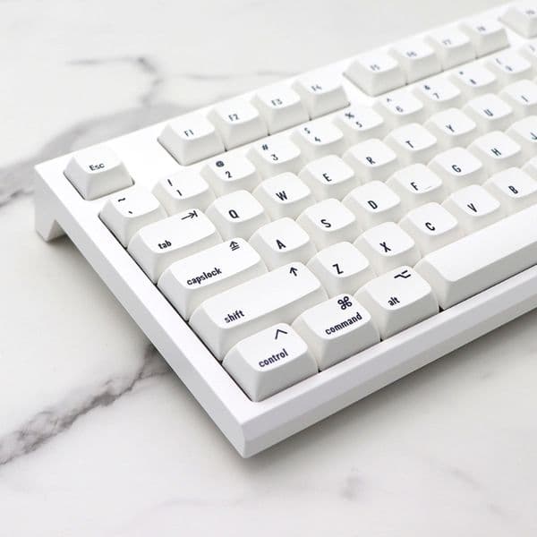 142 Keys/Set Keycaps XDA Profile For MAC-Layout White Keycap Set For Mechanical Keyboard Spanish/French/German/English Keyboard