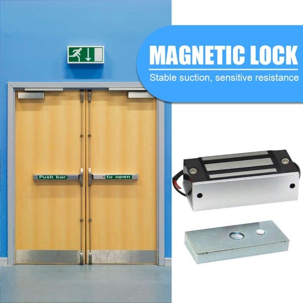 60kg/132lbs Metal Electromagnetic Lock for Cabinet Drawer Electric Magnetic Lock