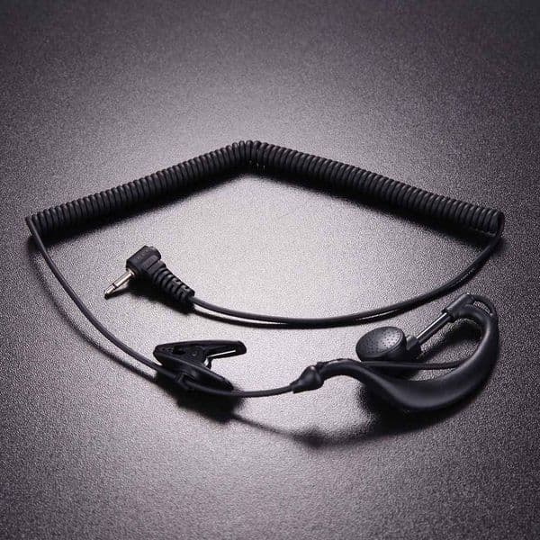 2.5mm Ear Hook Earpiece Headset Practical Single Ear Headphone Walkie Talkie Accessories for Motorola GP2000 ICOM IC-U16