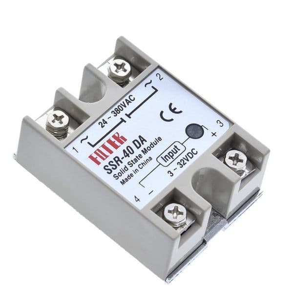 Solid state Relay SSR-10DA SSR-25DA SSR-40DA SSR-50DA 10A 25A 40A 50A actually 3-32V DC TO 24-380V AC SSR 10DA 25DA 40DA 50DA