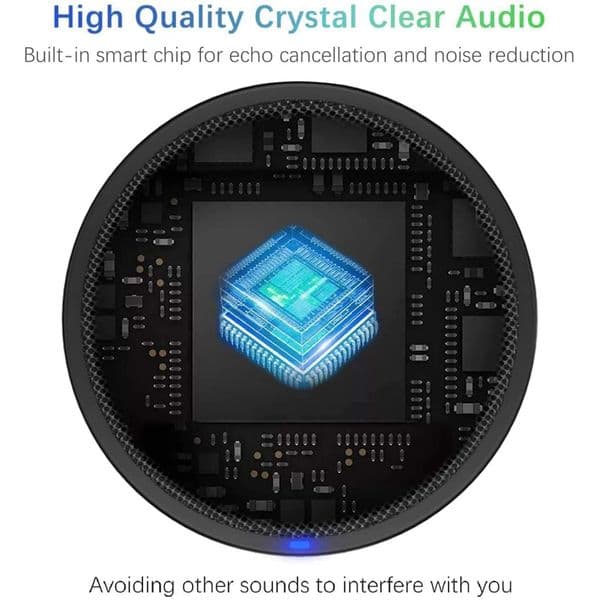 USB Conference Microphone, 360 Degree Omnidirectional Condenser Mic, With Mute Plug For Video Meeting, Gaming, Chatting