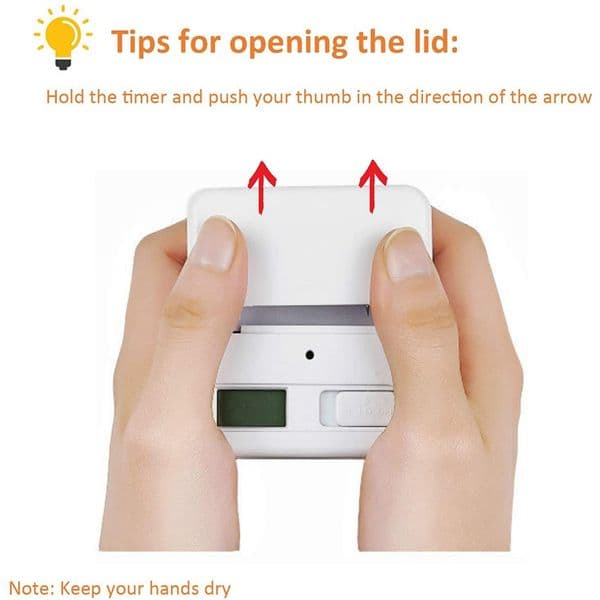 Square Timer,Kitchen Timer,15-20-30-60 Minutes,Sensor Flip Timer For Exercise Time Management&Countdown Settings