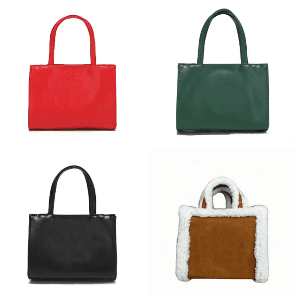 Designer Bag 2 Sizes Tote Bag Shoulder Bag Soft Leather Mini Handbags Women Crossbody Fashion Shopping Pink White Purse Satchels 12A