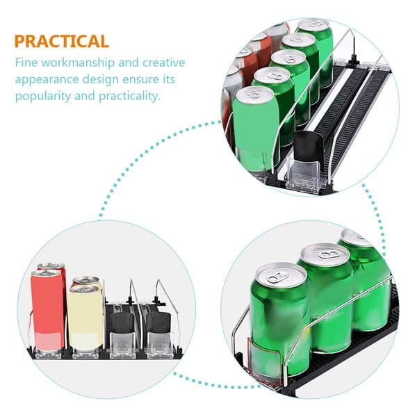 Drink Pusher Shelf Organizer Fridge Glide Rack Automatic Beverage Dispenser Sliding Machine Replenishment Vending Machine Slide
