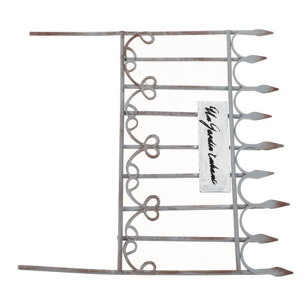 Decorative Fence Scene Mini Ornament Micro Landscape Accessories Garden Miniature Small Gardening Prop Iron