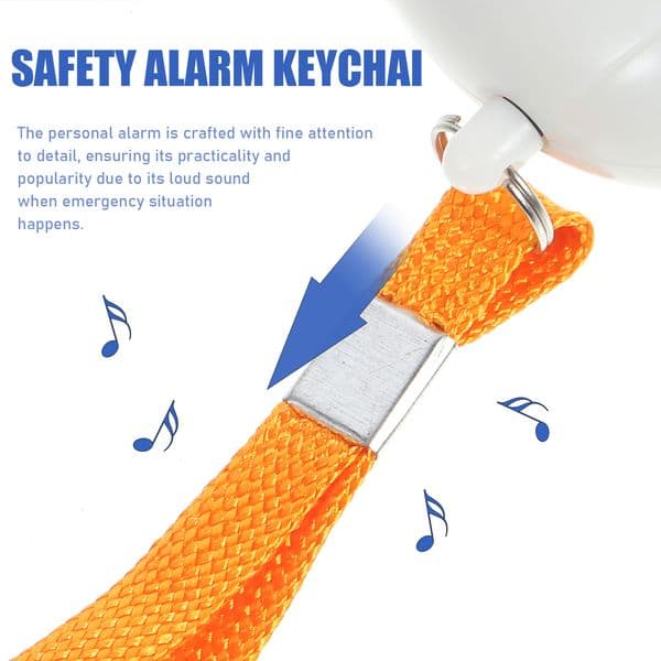 Key Fob Personal Alarm Portable Safety Keychain Cell Phone for Women Alarms Small Child