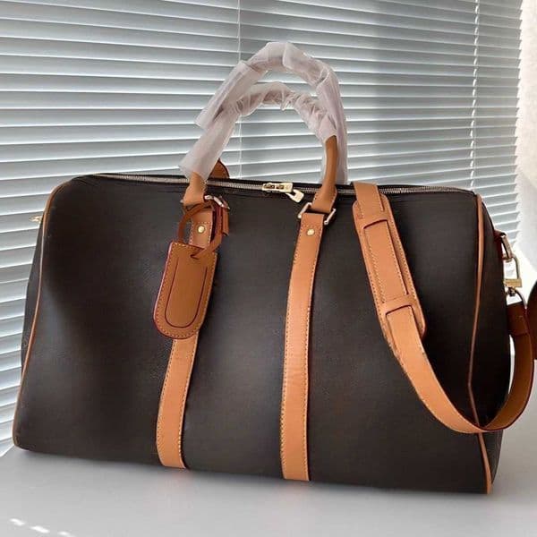 Evening Bags Duffel Bags High Quality Hot Designer Men Women Fashion Travel Large Capacity Zipper Open And Close Coated Canvas Leather Hand Bill Shoulder Crossbody
