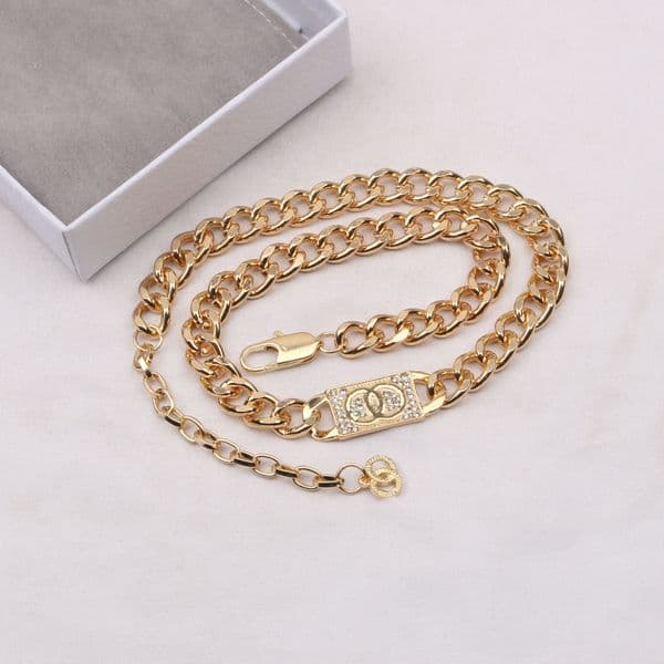 Woman Pendant Necklaces Silver Gold Plated Designer Necklaces Choker Letter Necklaces Wedding Party Gift
