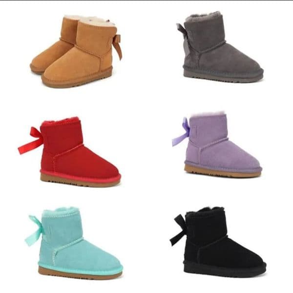 New kids boots Tasman Slippers Australia Ultra Mini Platform Boot for girls Tazz Slip-on snow boots kid Wool australie Comfort Winter designer shoes women Booties