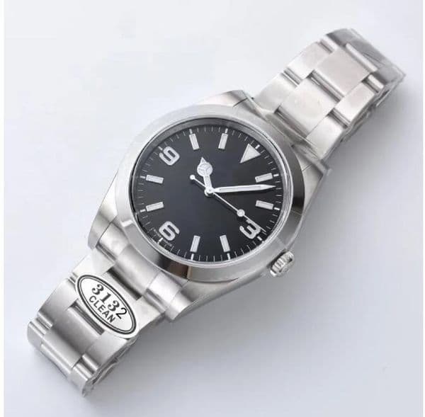 CLEAN Factory Top Quality Watch 214270 39mm Automatic Mechanical Men's Watches Black Dial Cal.3132 Movement Sapphire Diving Wristwatches Real Photo