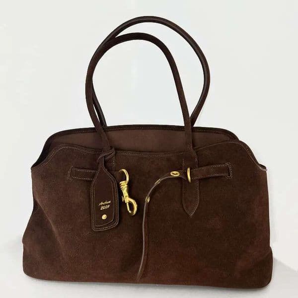 7A Designer Bag Vintage Tote Bag Suede Bag Women Shoulder Bags Aventure Shell Bag Leather Crossbody Handbag