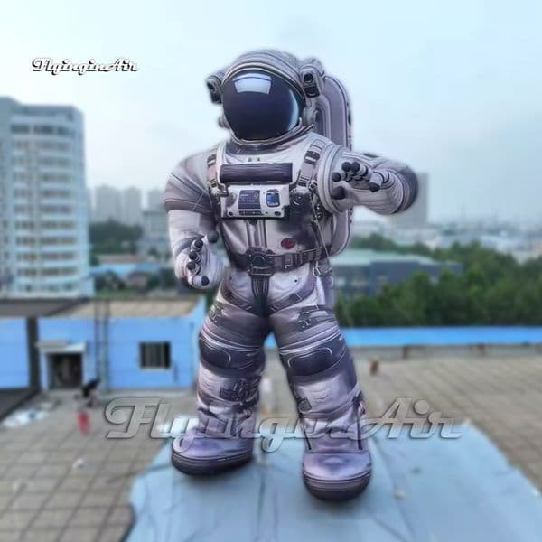 6m Cosmonaut Inflatable Astronaut Standing Spaceman Model For Carnival Stage Decoration