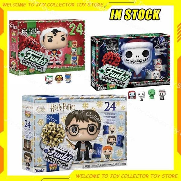 24 Pop Advent Calendar Blind Boxes Christmas Hot Products Heroes Holiday DC Superheroes Advent Calendar Toy Gifts X241127