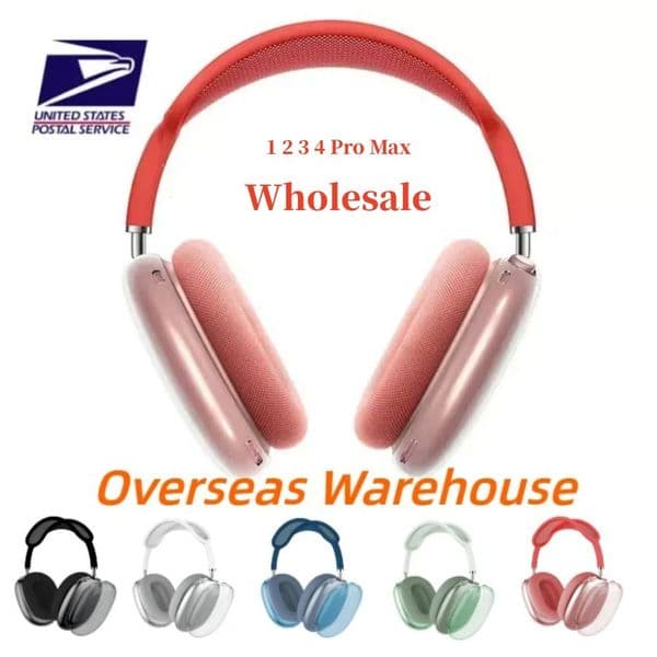 USA Stock ANC B1 pods Max 2 3 4 Headphones maxs Accessories air pro max Wireless Earphone Top Quality Metal Earmuffs Silicone Protective Case
