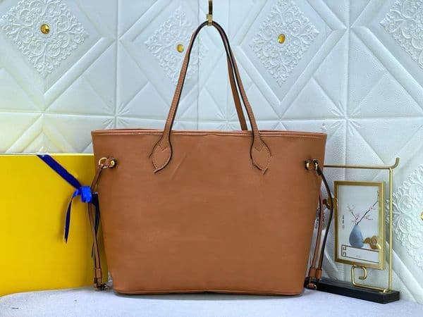 High quality women's handbag shoulder bag embossed large capacity shopping bag with small wallet M21579