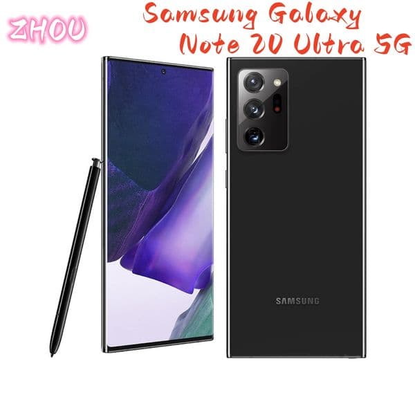 Samsung Galaxy Note 20 Ultra 5G Note20 ultra dual sim N986 256GB Original Mobile Phone Octa Core Exynos 990 6.9" 12GB RAM 108MP&Dual 12MP